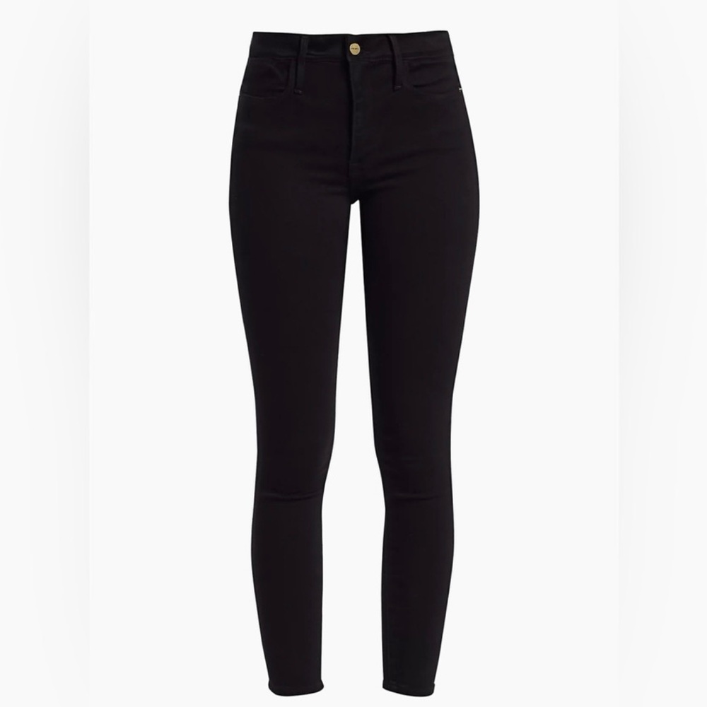 Frame LE SKINNY DE JEANNE Mid Rise Denim
